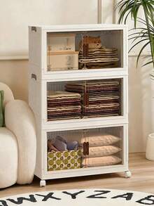 4layers Storage Bins With Lids, 4PC Stackable Storage Bins With Wheels Collapsible Storage Bins, Foldable Storage Containers With Door For Home And Office Closet Organizers Storage Bins Plastic Boxbedroom,Organizer,Organiser,Home Storage,White T Shirt Women,Black Pants Women,Ladies Winter Clothes,Dress,Winter Clothes For Ladies,Elegant Woman Dresses,White Shirt For Ladies,Long Sleeve,White Jumpsuit For Women,Spring Dresses For Women,Spring Outfits For Women,Spring,Spring Clothes,Minimalist,Summer Tops - trắng - Xem 12