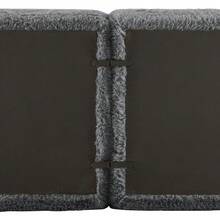 Aviana Sofa Without Armrests With Cushions And Plush Cover - Grey - View 5