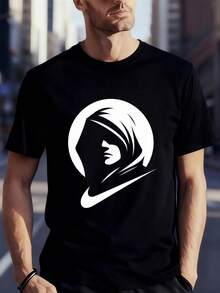 Camisetas masculinas - Preto - Ver 1
