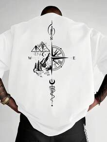 Men's T-Shirts For Spring And Summer - 白色 - 查看 12
