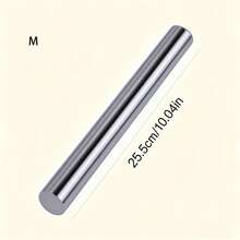 1pc/3pcs Thickened Stainless Steel Rolling Pin - Non-Stick Double-Pointed Dough Roller For Home Kitchen, Baking, Dumpling Wrapper & Pastry Making - Silver - View 15