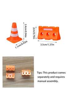 Cọc tiêu giao thông mini bằng nhựa, biển báo giao thông mini, rào chắn, rào chắn mô hình giao thông, biển báo hàng rào thu nhỏ, bộ cọc tiêu chắn đường xây dựng, mô hình rào chắn, biển báo đỗ xe mini, thích hợp cho sân chơi cát, kỹ thuật, xây dựng, trò chơi nhập vai. - A - Xem 7