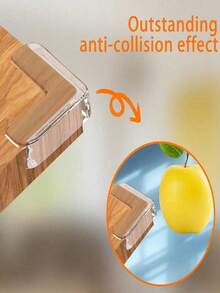 1/30 Scale Transparent Soft Furniture Corner Protectors, Suitable For Tables, Chairs, Wall Corners, Cabinets, Etc., Available In Various Random Colors And Styles. A Must-Have For Every Home. - A - View 6