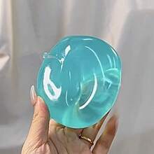 Soft, Blue Crystal Large Apple, Ultra-Thin Skin Malleable Creamy Handmade Ball, Suitable For Teens And Adults, Stress Relief Toy, Squeeze Toy, Venting Toy, Emotional Release - Perfect Gift - Birthday Gift - Ideal Gift - Surprise Gift - Holiday Gift - Best Gift - Gift - Christmas Gift - - Multicolor - View 4