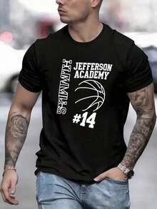 Nueva Camiseta Casual para Hombre, Jersey de Baloncesto Jefferson Academy Smith, Camiseta Deportiva Negra para Hombre con el Número 14, Artículos Populares Adecuados para Eventos Deportivos, Fiestas, Excursiones y Otros Regalos Festivos. - Blanco - Ver 2
