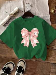 Camiseta Casual para Mujer, Básica, de Cuello Redondo y Manga Corta - Top Casual para Uso Diario, Adecuada para Primavera y Verano, Lavable a Máquina, Blusa de Cuello Redondo, No Cómoda para Uso Diario, 100% Algodón, Duradera - Verde - Ver 5