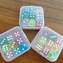 1pc/9pcs Set 14mm Dice, Multi-Color, Suitable For Math Games And Gamers - Multicolor - View 5