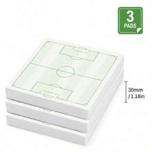 10入 50張 75x75mm 高級 80gsm 白色紙貼紙便條本 足球戰術板 足球場用品 運動迷禮物 辦公桌配件 待辦清單 計劃本 文具 - 50 Sheets 75x75mm Premium 80gsm White Paper Sticky Notes - 查看 6