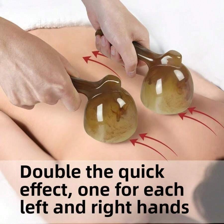 Bát Gua Sha cầm tay, que cạo Gua Sha, bàn chải, dụng cụ massage toàn thân, thiết bị massage cho cổ, chân, bụng, lưng. - Nhiều màu - Xem 1