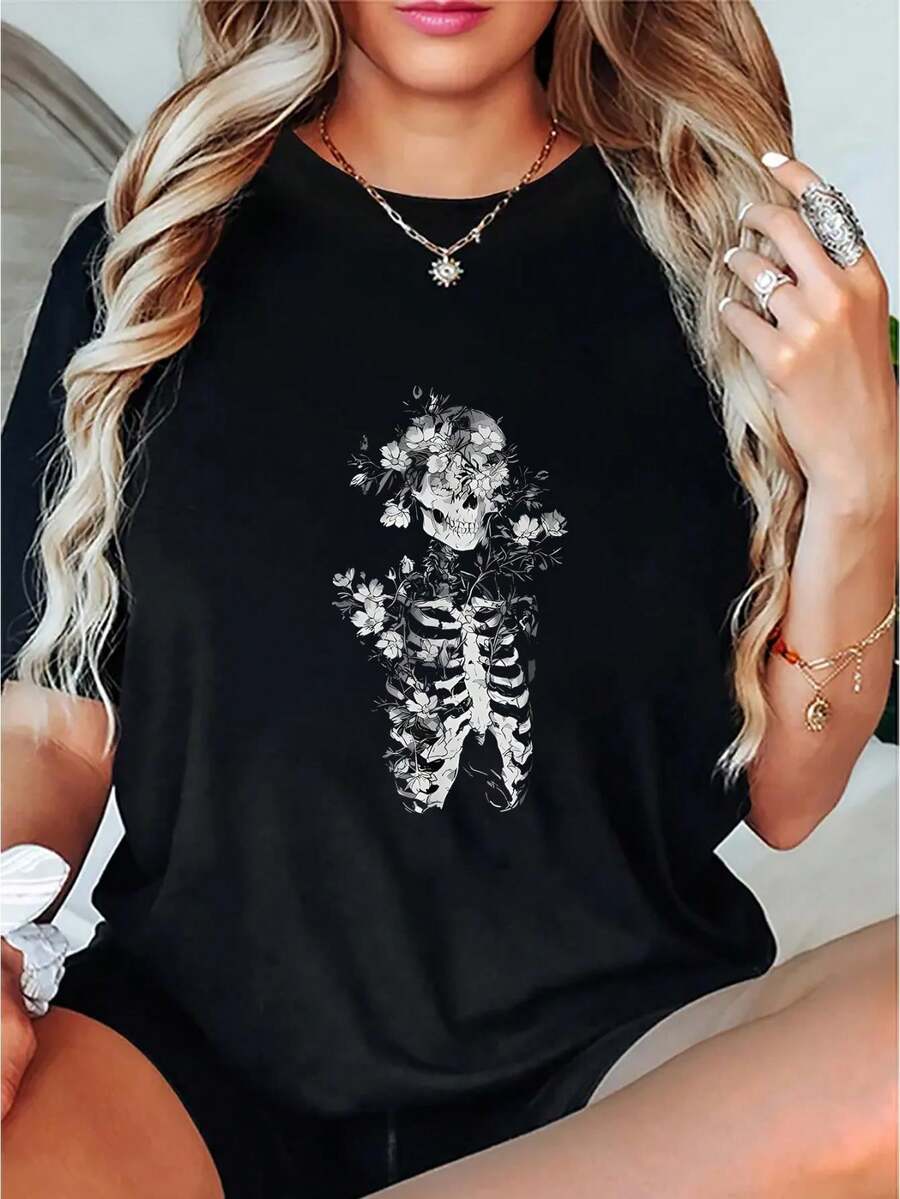 Women T-Shirts - Black - View 1