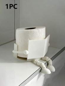 Portarotolo di carta igienica creativo a forma di postura umana seduta - Design divertente, portarotolo di carta igienica, regalo di compleanno, contenitore per il bagno, scatola per fazzoletti, plastica ABS, contenitore per carta igienica/decorazione innovativa per la casa/casa/adulti/adolescenti contenitore da scrivania, bagno/camera da letto/soggiorno, regalo per amici/famiglia/padrona di casa, stile minimalista (portarotolo di carta igienica/contenitore per il bagno/decorazione divertente per la casa/regalo scherzoso/regalo unico/accessori per il bagno/contenitore da scrivania) - Multicolore - Visualizzare 16