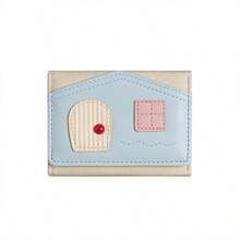 Colorful House Design Wallet, Korean Fashion Niche Brand Women's Tri-Fold Wallet - Multicolor - View 17