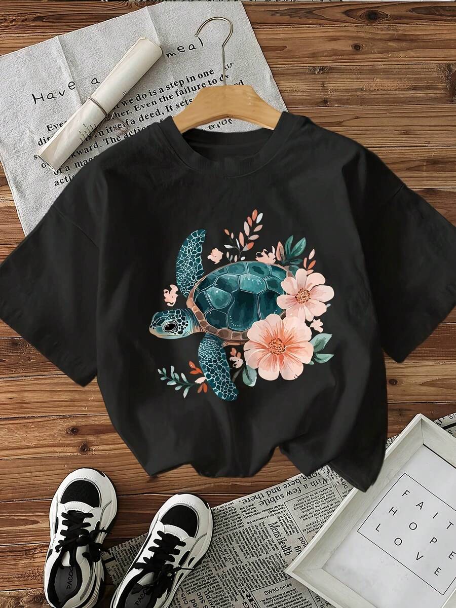 Women T-Shirts - Black - View 1