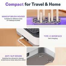 USB Ultra Jewelry Cleaner, High Frequency Vibration Machine For Glasses Rings Watches, Portable Denture Retainer Cleaner, Multi-Purpose Home  Washer - A - View 4