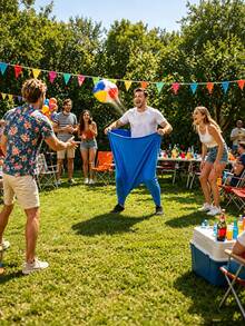 10/6/1pc Outdoor Campus Parent-Child Fun Interactive Game Pants - Multicolor - View 6