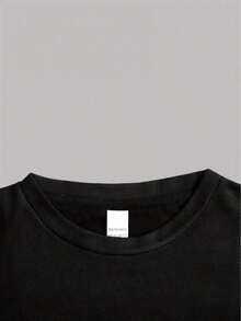 Camiseta deportiva informal playeras de hombre manga corta suelta sencilla transpirable para verano estampado escalador de rocas cómoda holgada estilo moda urbana nacional envio - Negro - Ver 3