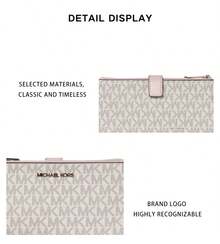 Michael Kors Jet Set Travel 印花女士腕包 35F8GTVW0B PWD BLSH MLT - 香草色配粉紅35F8GTVW0B PWD BLSH MLT - 查看 8