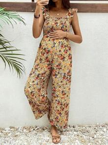 Mono sin mangas de maternidad, sencillo y de moda, adecuado para el verano - Multicolor 2 - Ver 6