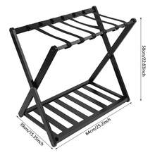 Luggage Rack, 2 Pack Luggage Rack For Guest Room, Folding Luggage Rack - View 2
