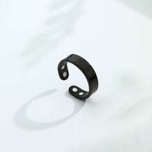 1 buah Cincin Magnetik Stainless Steel, Cincin Pereda Stres Magnetik Terbuka dengan Magnet Ganda, Aksesori Sehat & Modis, Cincin Kesehatan Magnetik yang Dipersonalisasi dengan 4 Batu Magnetik, Cincin Penyerap Magnetik yang Dapat Diatur - MultiWarna - View 5