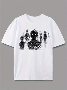 playeras de hombre ropa de hombre camiseta hombre casual manga corta cuello redondo ideal verano primavera actividades al aire libre nacional envio - Negro - Ver 9