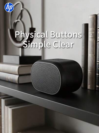  HP Wireless Bluetooth Speaker, Featuring A Type-C Interface, Silicone Design, Flame Red Color, Oval Shape, And Bluetooth V6.0 Upgraded Version. This Portable Mini Wireless Speaker Is Perfect For Holiday Gifts, Camping Trips, Or Home Use.