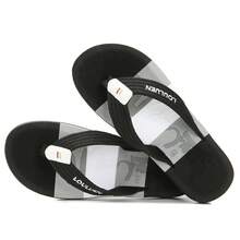 Sandalias de Hombre, Chanclas Abiertas, Casuales, Transpirables, Cómodas, de Tacón Plano, para Primavera, Verano y Otoño - Negro - Ver 2