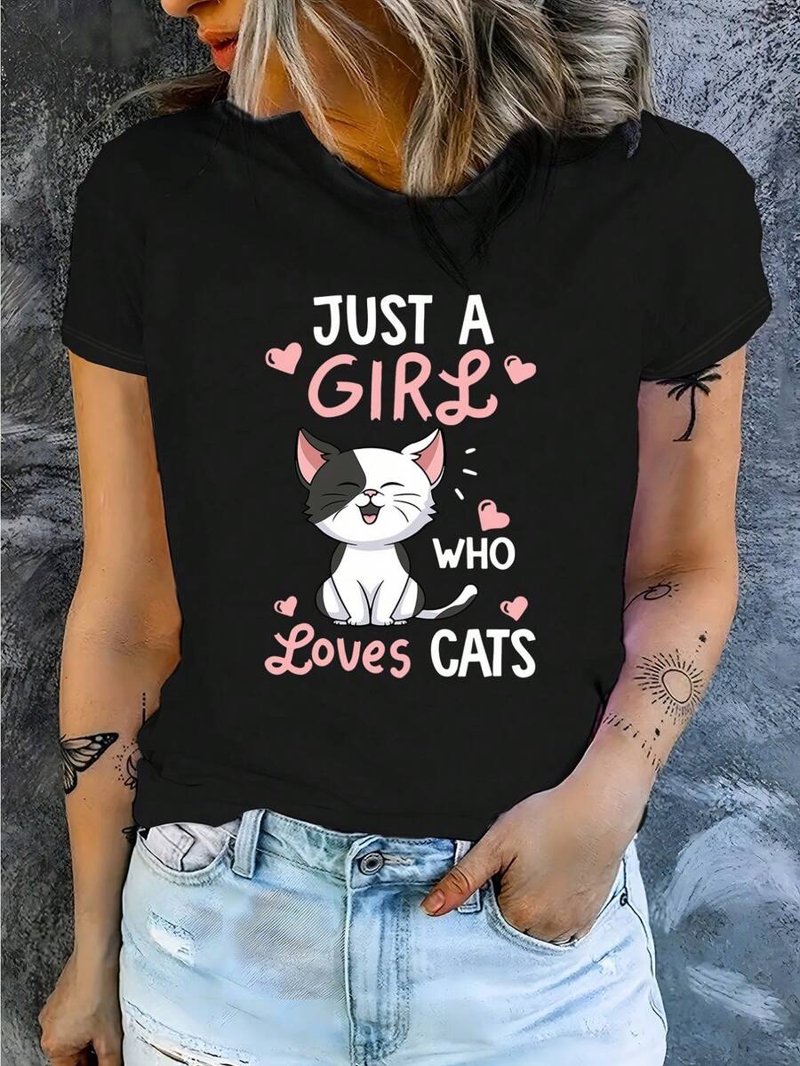 Women T-Shirts - Black - View 1