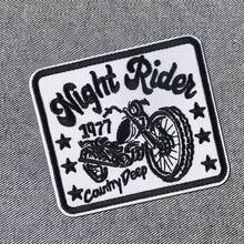 1pc Night Rider Punk Rock Motorcycle Embroidered Patch, Suitable For Clothes, Jackets, Hats, And Accessories - A - View 9