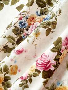 Vestido a media pierna con estampado floral romántico y cuello halter, ideal para el Día de San Valentín, primavera, almuerzos, fiestas de té, vacaciones en la playa, vestidos florales y estilo vintage para mujer - Multicolor - Ver 5