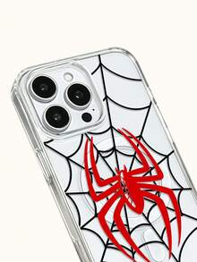 Marvel Spider Man Iron Man Cartoon Men's Phone Case, Compatible IPhone 17 Pro Max/17 Pro/Air/16 Pro Max/15 Plus/14/13/IP 17/15Pro/12 Pro/11/16 Plus,XR Apple Anti Fall And Anti Scratch Protective Case, - Clear - View 8