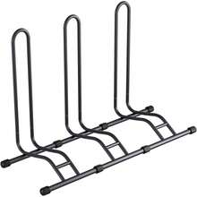 3 Packs Bicycle Floor Rack Bike Parking Stand, Freestanding Bike Storage Rack Indoor & Outdoor, Suitable For Mountain Bike, Road Bike, For Bicycle With Wheel Diameter Max 29 Inches - Black - View 1