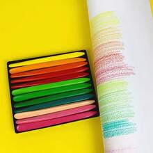 12/24/36 Colors Non-Dirty Hands Double-Headed Crayon Erasable Painting Tools Triangular Wax Pencil Graffiti Oil Stick Painting School Office Supplies - Sets - View 9