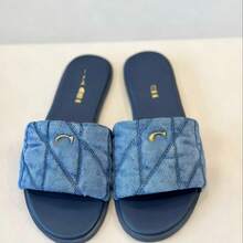 Women Flat Sandals - 牛仔蘭 - 查看 1