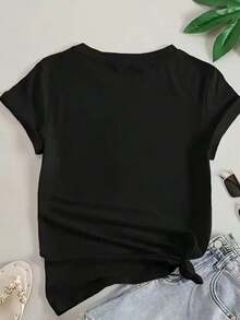 Women T-Shirts - Black - View 4