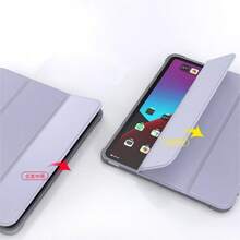 TenYide 书本式平板电脑保护套，多角度折叠支架，兼容 GalaxyTab/LenovoTab/LenovoXiaoxin PAD/LenovoIdea Pad/MatePad/HonorPad/XiaomiPad/RedmiPad 等平板电脑型号，皮革保护套也兼容 iPad A16 2025、Air 11/13、M3 2025、Mini 7 A17、Pro 2024、Air 11/13、M2 2024、Pro 11/13、M4 2024、Pro 12.9、7/8/9 代、10.2、10 代、10.9、Air 4/5、10.9、Pro 11、4/5/6 代、Mini 6，多角度折叠支撑，防摔防震 - 紫丁香色 - 查看 3