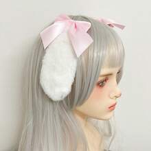 Kẹp tóc tai mèo, phụ kiện đội đầu cho lễ Phục sinh, hóa trang, tiệc tùng, phong cách Lolita, kẹp tóc tai mèo bông xù, phụ kiện tóc, trang trí Halloween. - Nhiều màu - Xem 11