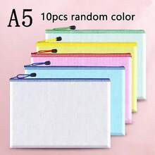 Tas Jaring Berresleting Aneka Warna, Ukuran Surat A4/A5/A6 - Kantong File dan Penyimpanan PVC Tahan Lama dengan Gantungan untuk Perjalanan, Sekolah, Kantor, Permainan Papan & Perlengkapan Sulaman, Tas Penyimpanan - warna - View 17