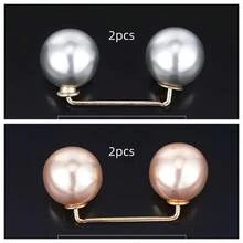 2/4 piezas Clips de dobladillo de mezclilla, bloqueador de luz del pecho, botones de cinturón de cintura, clips antiarrastre para zapatos, ajustador de longitud de pantalones - Multicolor - Ver 18