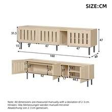 Television Stands & Entertainment Centers - Natural - View 8