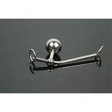 Sex Toy SM Metal Anal Plug Detachable Round Ball Mobile Double Ball Stainless Steel Anal Plug Adult Toy - one-size - View 5