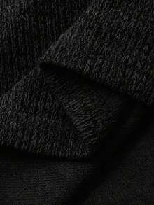 Chaqueta de mujer sin mangas con cuello en V, ajustada, de estilo casual de calle - Negro - Ver 6