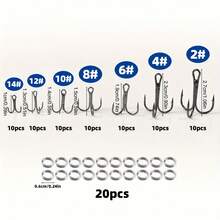 90pcs Assorted Fishing Hook Set, Includes Lure Treble Hooks With Detachable Rings, Carp & Catfish Sequin Lures With Butterfly Hooks, Comes With Tackle Box - Multicolor - View 1