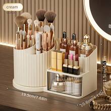 360° Rotating Bathroom Makeup Organizer, Makeup Bag & Cosmetic Box, Storage & Organization, Makeup Storage, Makeup Display Rack & Cosmetic Storage Box, Makeup Organizer And Desktop Pen Holder With 5 Compartment Plastic Makeup Shelves - Bathroom Makeup Box - View 12