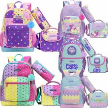 3pcs/Set Kids Backpack Set Includes Cute Star & Polka Dot Print Backpack, Crossbody Bag And Pencil Case, Lightweight School Bag Gift For Girls - Girls School Bag SET - View 1