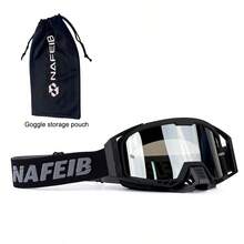 An Ultra-Lightweight (Weighing Just 113g) Pair Of Windproof Cycling Goggles-Equipped With Anti-Fog, High-Definition Lenses And Accompanied By A Complimentary Storage Pouch. Ideal For Outdoor Activities Such As Cycling And Motocross, They Provide Effective Wind Protection And Ensure Eye Safety. An Excellent Choice For A Holiday Gift. - 彩色 - 查看 11