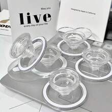 Silicone World 磁吸折疊手機支架環 適用 Magsafe 指環式可展開支撐架 便攜式手機支架 - 無色 - 查看 1