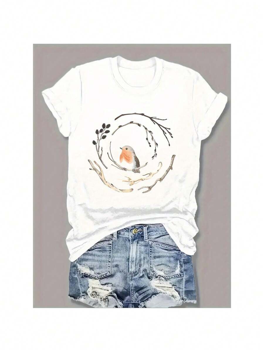Women T-Shirts - White - View 1