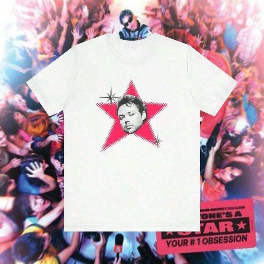 Women's T-Shirt, Mexican Flag T-Shirt For Women, Celebrities Mugshot, Rock Stars, Music Gift, Funny Tee Style, Unisex Gamer Cult Movie Music T-Shirt C506, Star Style, Comfortable And Lightweight - 白色 5 - 查看 1