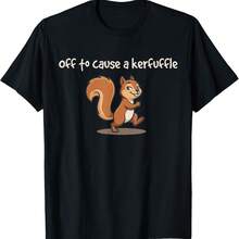 Off To Cause A Kerfuffle T-Shirt - Black - View 1